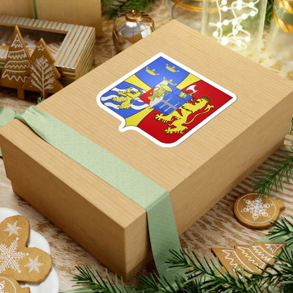 Blason Charles XV de Suède (Sweden) (Coat of Arms) STICKER Vinyl Kiss-Cut Decal - The Sticker Space