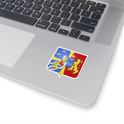 Blason Charles XV de Suède (Sweden) (Coat of Arms) STICKER Vinyl Kiss-Cut Decal - The Sticker Space
