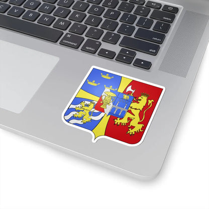 Blason Charles XV de Suède (Sweden) (Coat of Arms) STICKER Vinyl Kiss-Cut Decal - The Sticker Space