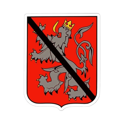 Blason Chaumont-Gistoux (Belgium) (Coat of Arms) STICKER Vinyl Kiss-Cut Decal 6 Inch White - The Sticker Space