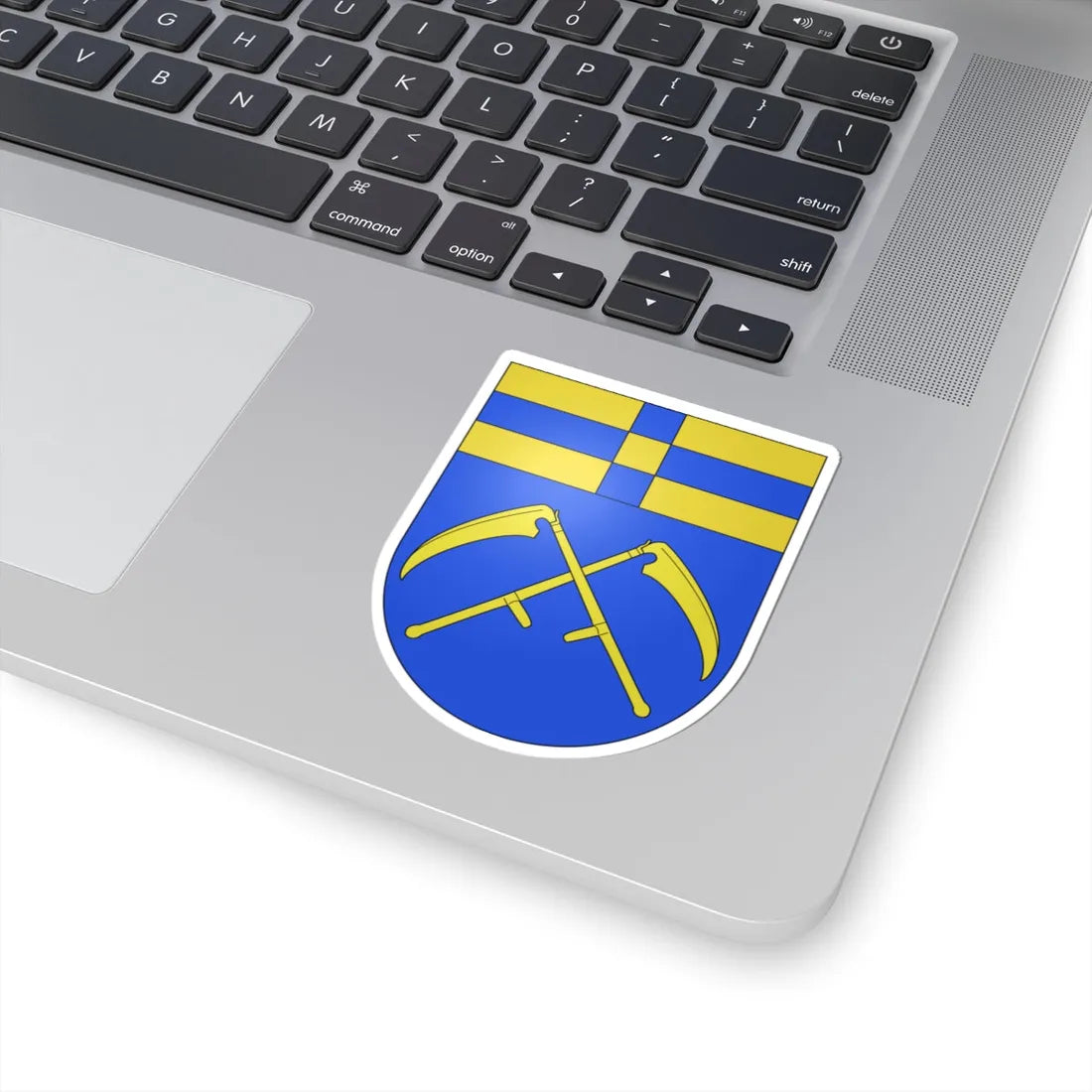 Blason commune CH Boulens Vaud (Switzerland) (Coat of Arms) STICKER Vinyl Kiss-Cut Decal - The Sticker Space