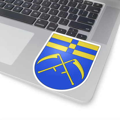 Blason commune CH Boulens Vaud (Switzerland) (Coat of Arms) STICKER Vinyl Kiss-Cut Decal - The Sticker Space