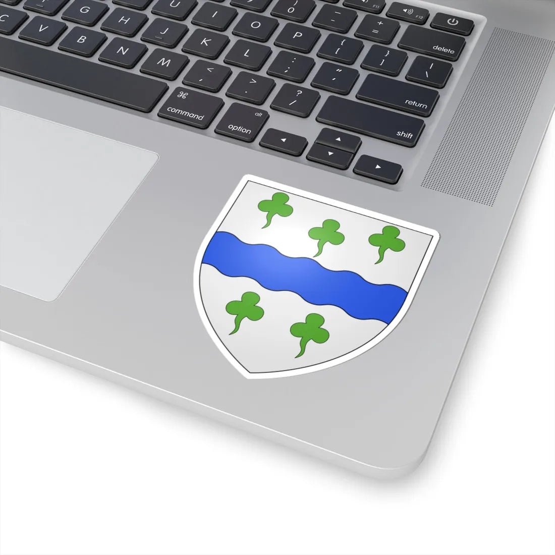Blason commune dAttert Belgique (Belgium) (Coat of Arms) STICKER Vinyl Kiss-Cut Decal - The Sticker Space