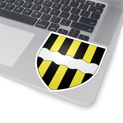 Blason commune de Hamois Belgique (Belgium) (Coat of Arms) STICKER Vinyl Kiss-Cut Decal - The Sticker Space