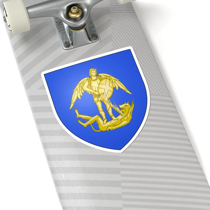 Blason commune de Neufchâteau Belgique (Belgium) (Coat of Arms) STICKER Vinyl Kiss-Cut Decal - The Sticker Space