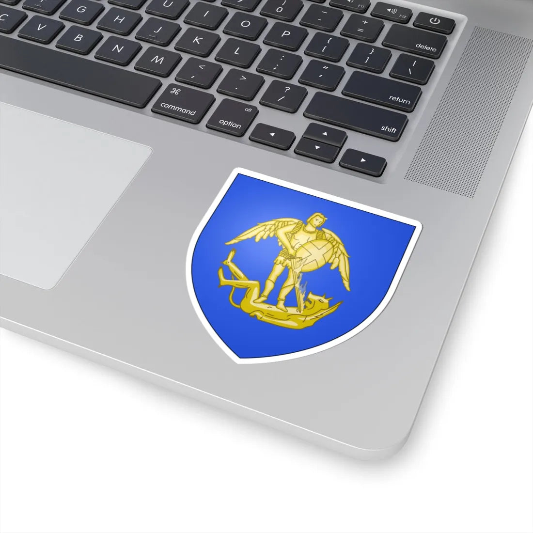 Blason commune de Neufchâteau Belgique (Belgium) (Coat of Arms) STICKER Vinyl Kiss-Cut Decal - The Sticker Space