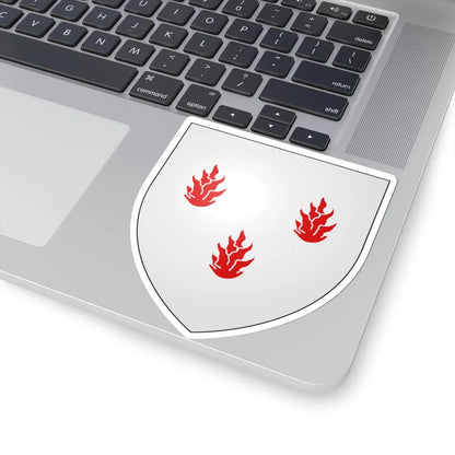 Blason commune de Saint Léger Belgique Gaume (Belgium) (Coat of Arms) STICKER Vinyl Kiss-Cut Decal - The Sticker Space