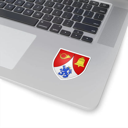 Blason commune de Tellin Belgique (Belgium) (Coat of Arms) STICKER Vinyl Kiss-Cut Decal - The Sticker Space