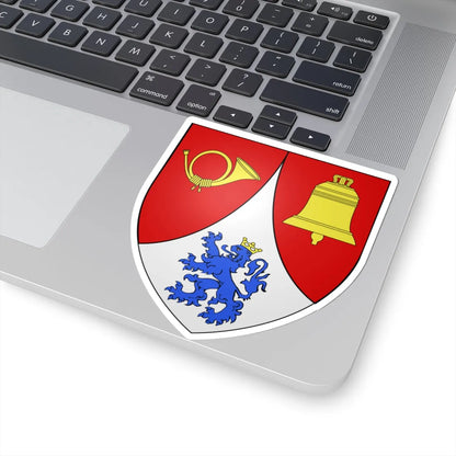 Blason commune de Tellin Belgique (Belgium) (Coat of Arms) STICKER Vinyl Kiss-Cut Decal - The Sticker Space