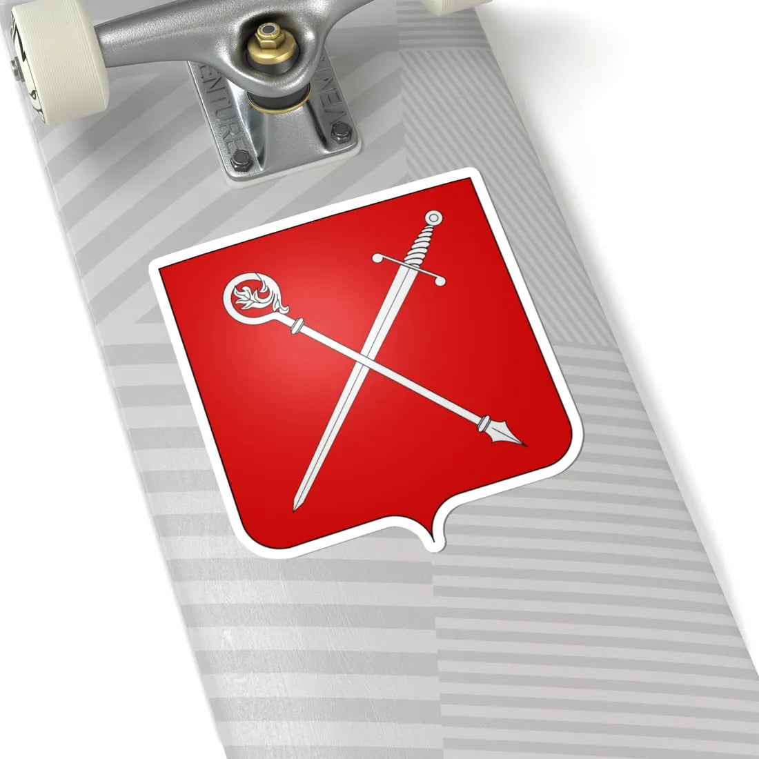 Blason commune Olne Belgique (Belgium) (Coat of Arms) STICKER Vinyl Kiss-Cut Decal - The Sticker Space