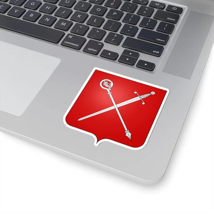 Blason commune Olne Belgique (Belgium) (Coat of Arms) STICKER Vinyl Kiss-Cut Decal - The Sticker Space