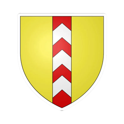 Blason Comtes de Neuchâtel Neubourg (Switzerland) (Coat of Arms) STICKER Vinyl Kiss-Cut Decal 2 Inch White - The Sticker Space