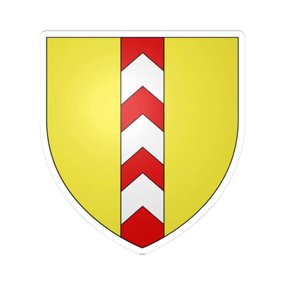 Blason Comtes de Neuchâtel Neubourg (Switzerland) (Coat of Arms) STICKER Vinyl Kiss-Cut Decal 3 Inch White - The Sticker Space
