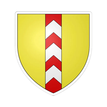 Blason Comtes de Neuchâtel Neubourg (Switzerland) (Coat of Arms) STICKER Vinyl Kiss-Cut Decal 6 Inch White - The Sticker Space