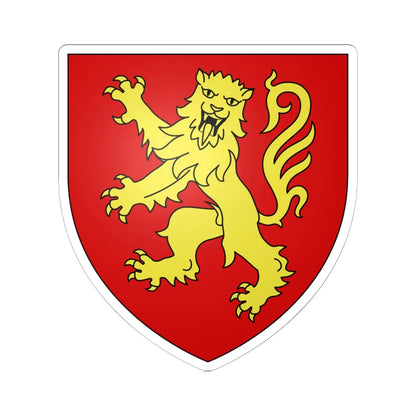Blason comtes de Rodez (France) (Coat of Arms) STICKER Vinyl Kiss-Cut Decal 6 Inch White - The Sticker Space