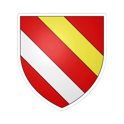 Blason Connétablie dAngleterre selon Gelre (England) (Coat of Arms) STICKER Vinyl Kiss-Cut Decal 6 Inch White - The Sticker Space