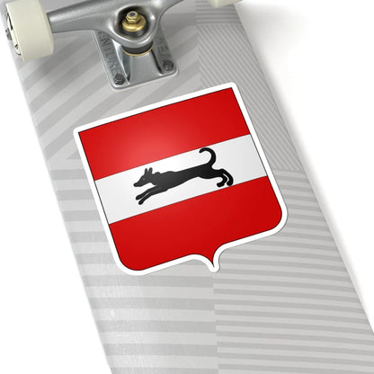 Blason Damme (Belgium) (Coat of Arms) STICKER Vinyl Kiss-Cut Decal - The Sticker Space