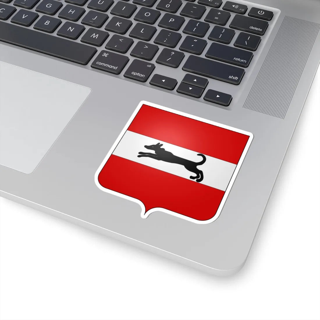 Blason Damme (Belgium) (Coat of Arms) STICKER Vinyl Kiss-Cut Decal - The Sticker Space