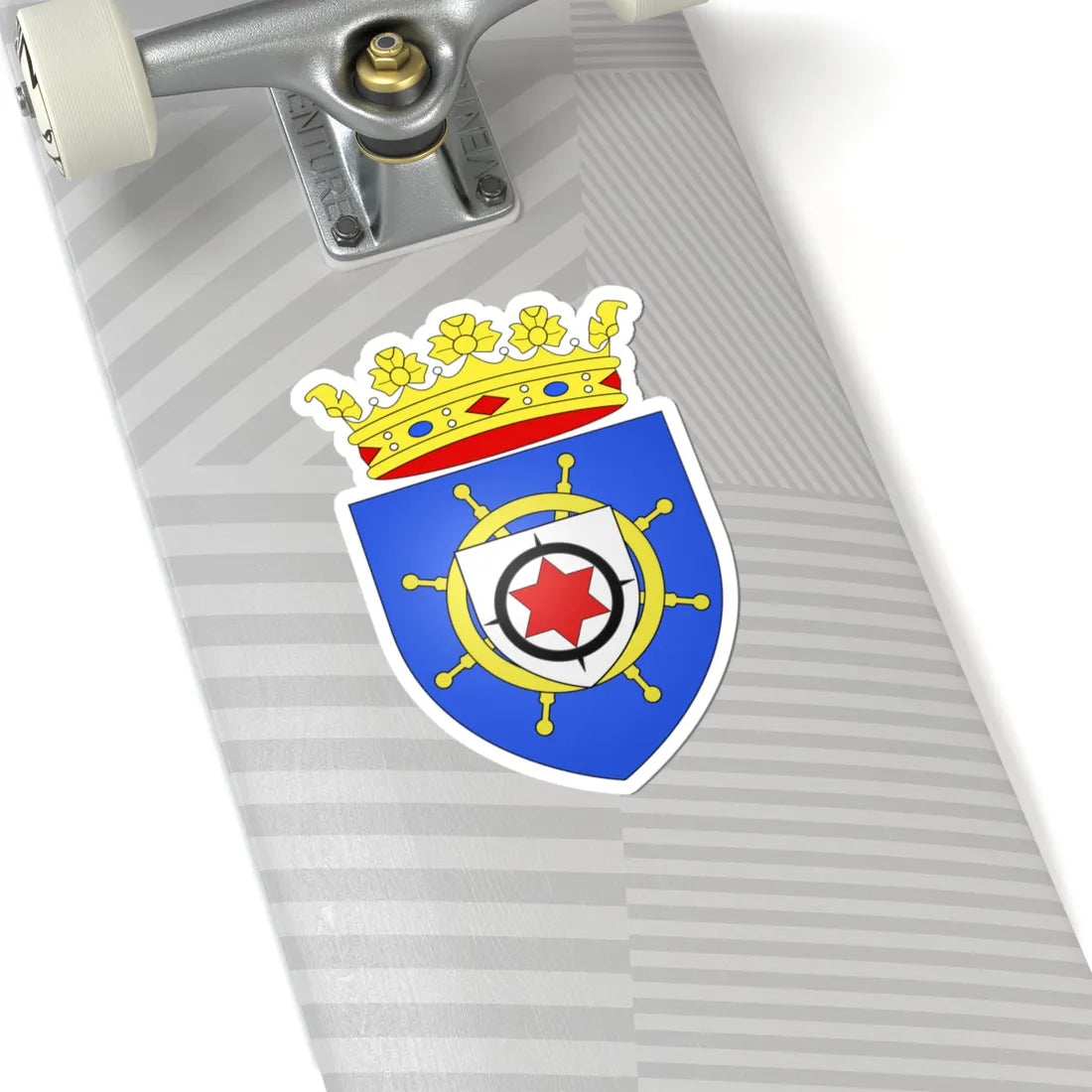 Blason de Bonaire Antilles néerlandaises (Netherlands) (Coat of Arms) STICKER Vinyl Kiss-Cut Decal - The Sticker Space
