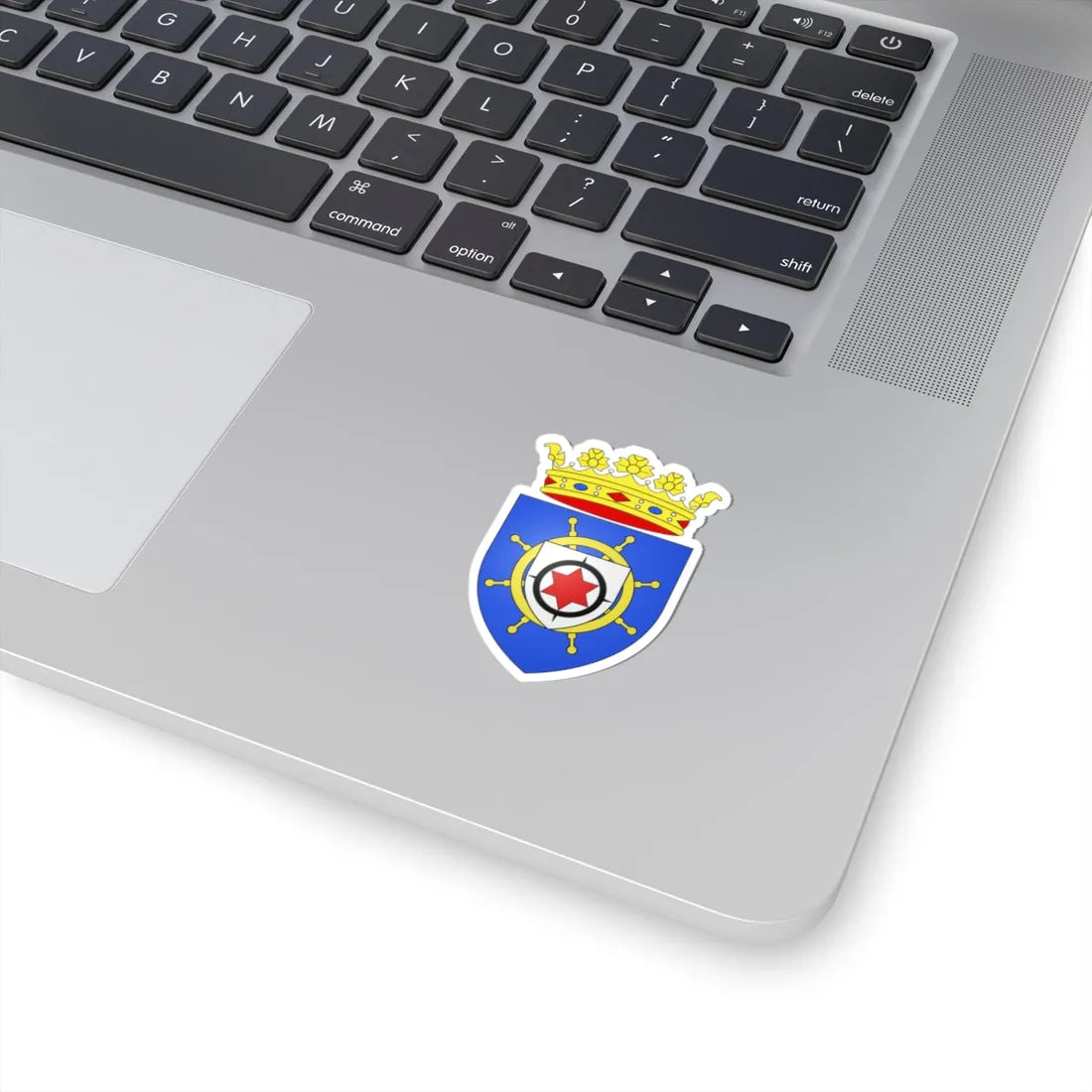 Blason de Bonaire Antilles néerlandaises (Netherlands) (Coat of Arms) STICKER Vinyl Kiss-Cut Decal - The Sticker Space