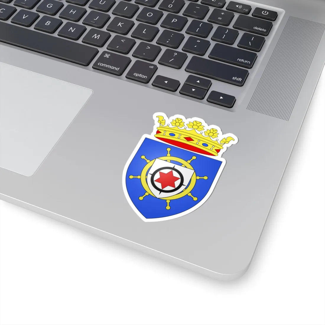 Blason de Bonaire Antilles néerlandaises (Netherlands) (Coat of Arms) STICKER Vinyl Kiss-Cut Decal - The Sticker Space