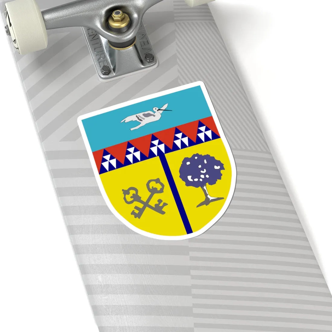Blason de El Madher (Algeria) (Coat of Arms) STICKER Vinyl Kiss-Cut Decal - The Sticker Space