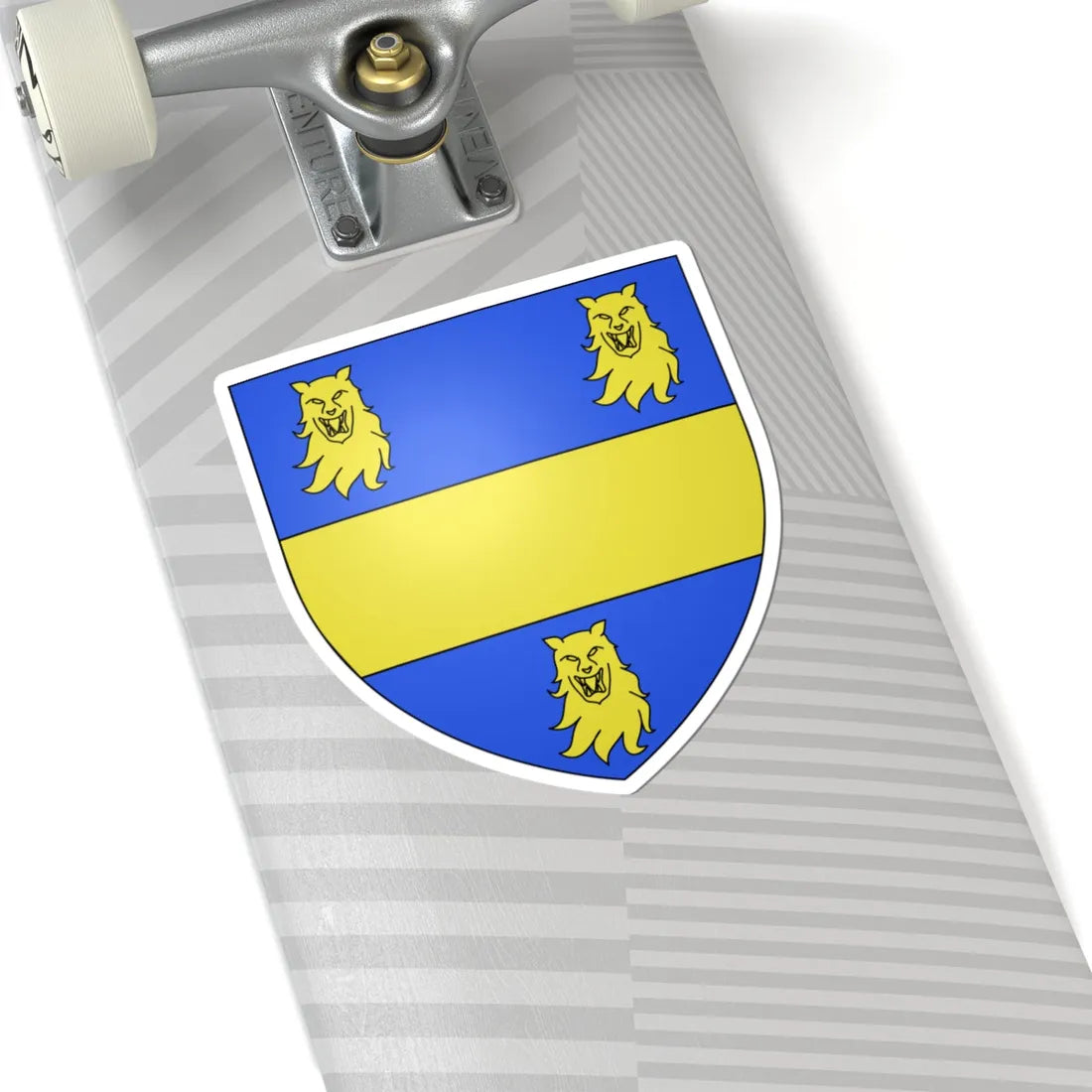 Blason de la Chartreuse Saint-Michel de Kingston Angleterre (United Kingdom) (Coat of Arms) STICKER Vinyl Kiss-Cut Decal - The Sticker Space