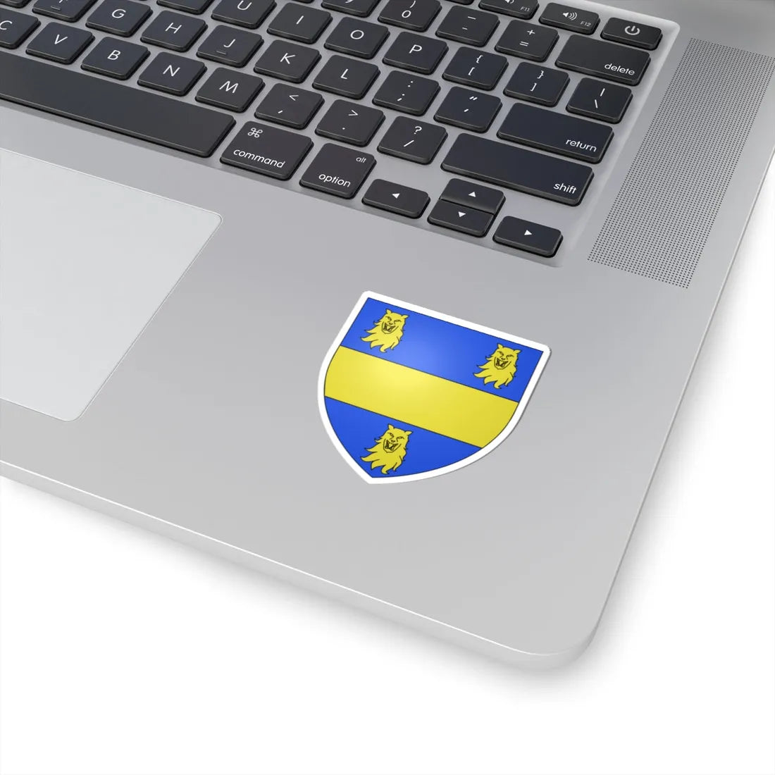 Blason de la Chartreuse Saint-Michel de Kingston Angleterre (United Kingdom) (Coat of Arms) STICKER Vinyl Kiss-Cut Decal - The Sticker Space