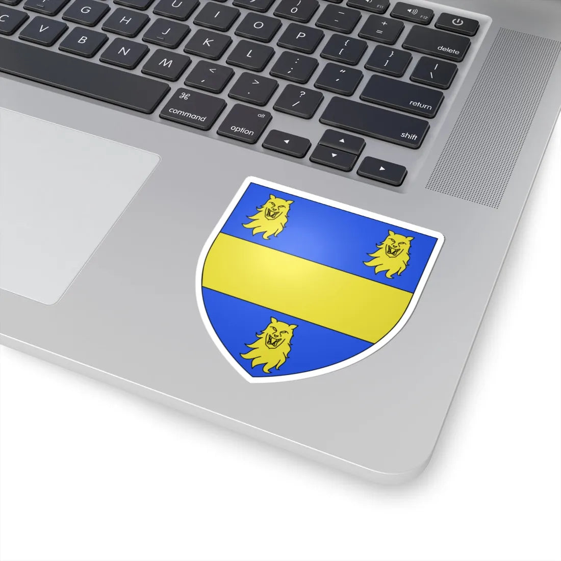 Blason de la Chartreuse Saint-Michel de Kingston Angleterre (United Kingdom) (Coat of Arms) STICKER Vinyl Kiss-Cut Decal - The Sticker Space