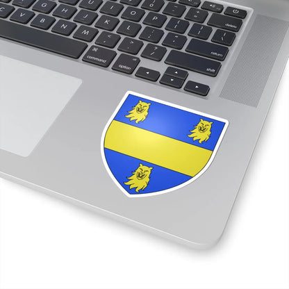 Blason de la Chartreuse Saint-Michel de Kingston Angleterre (United Kingdom) (Coat of Arms) STICKER Vinyl Kiss-Cut Decal - The Sticker Space