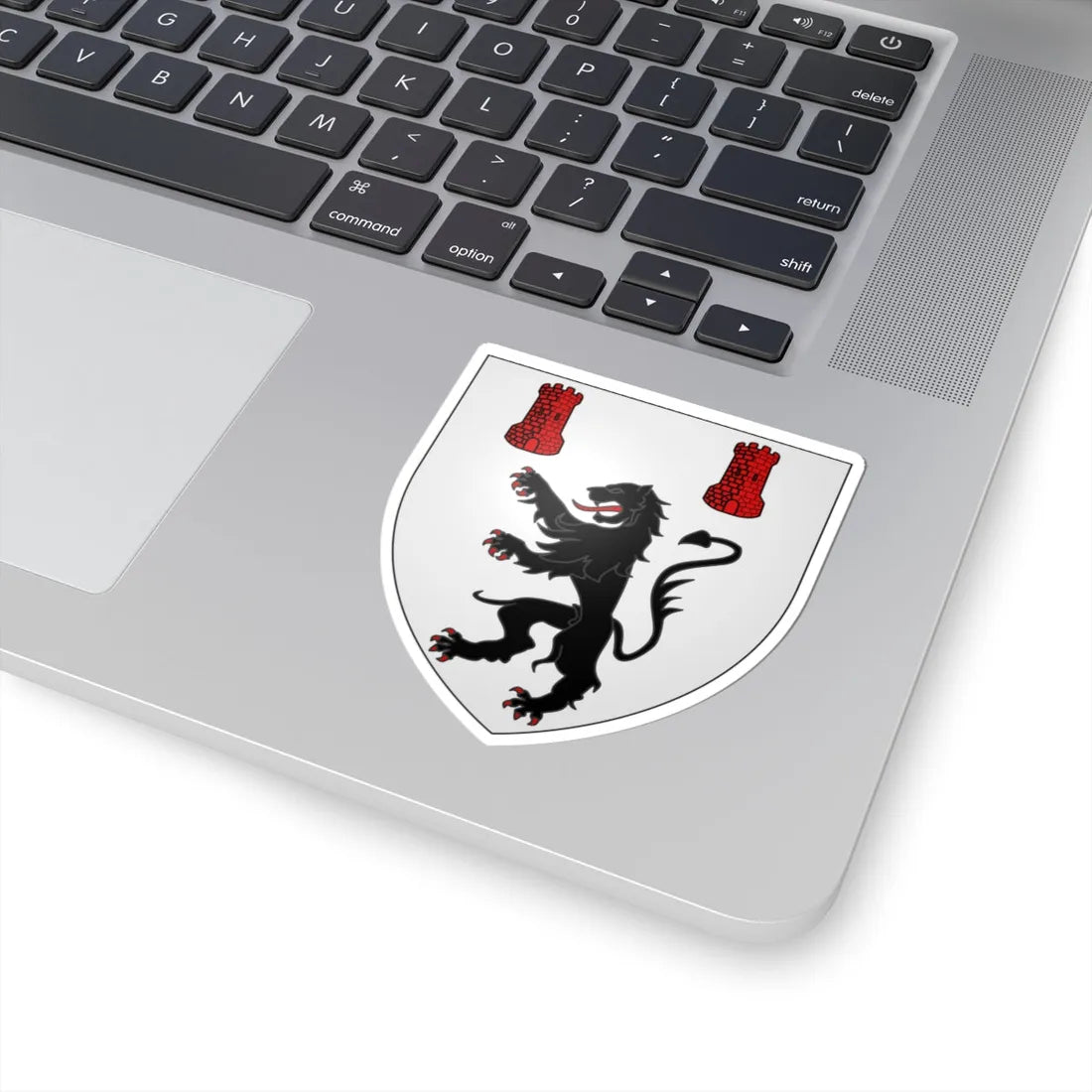 Blason de la commune de Jodoine Begique (Belgium) (Coat of Arms) STICKER Vinyl Kiss-Cut Decal - The Sticker Space