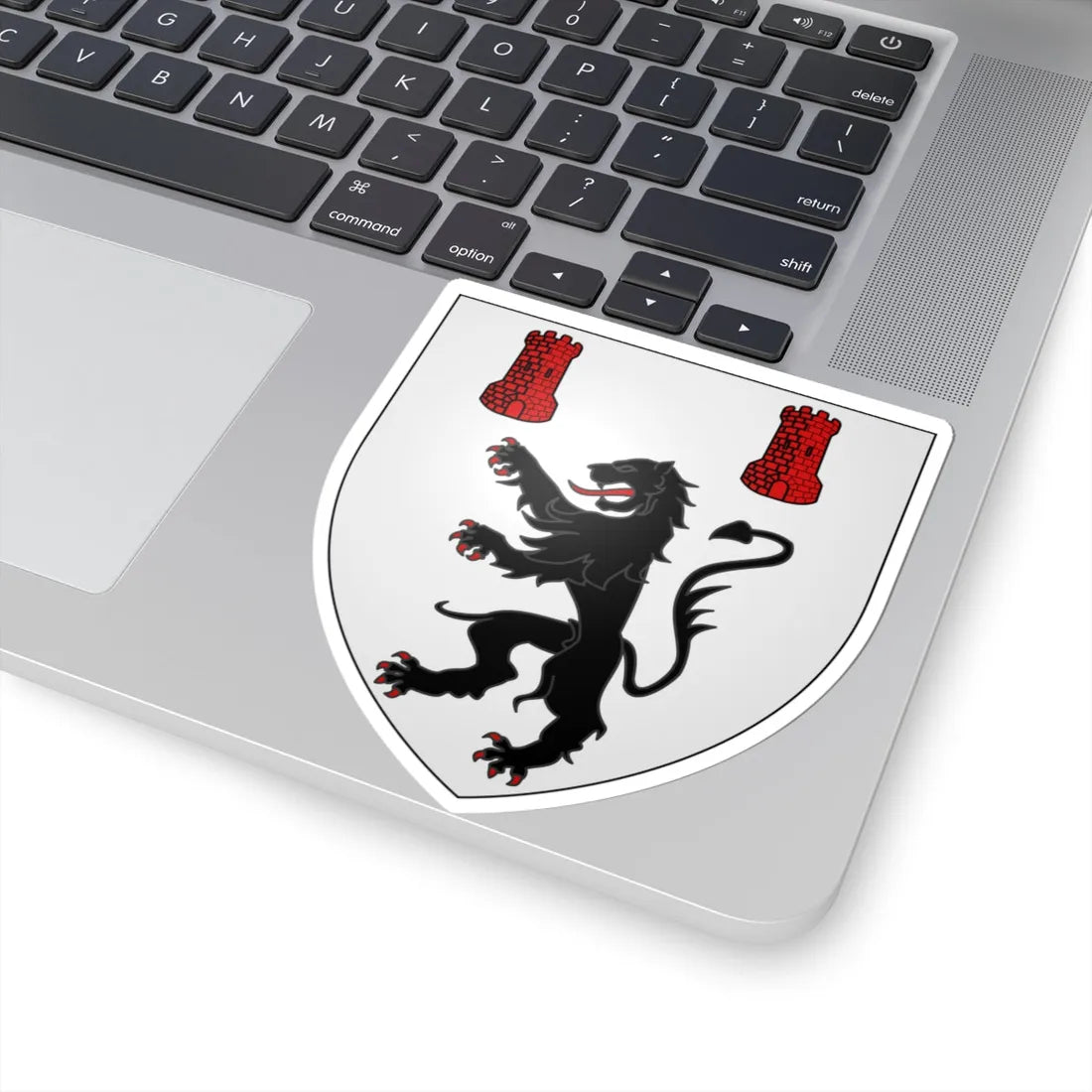Blason de la commune de Jodoine Begique (Belgium) (Coat of Arms) STICKER Vinyl Kiss-Cut Decal - The Sticker Space