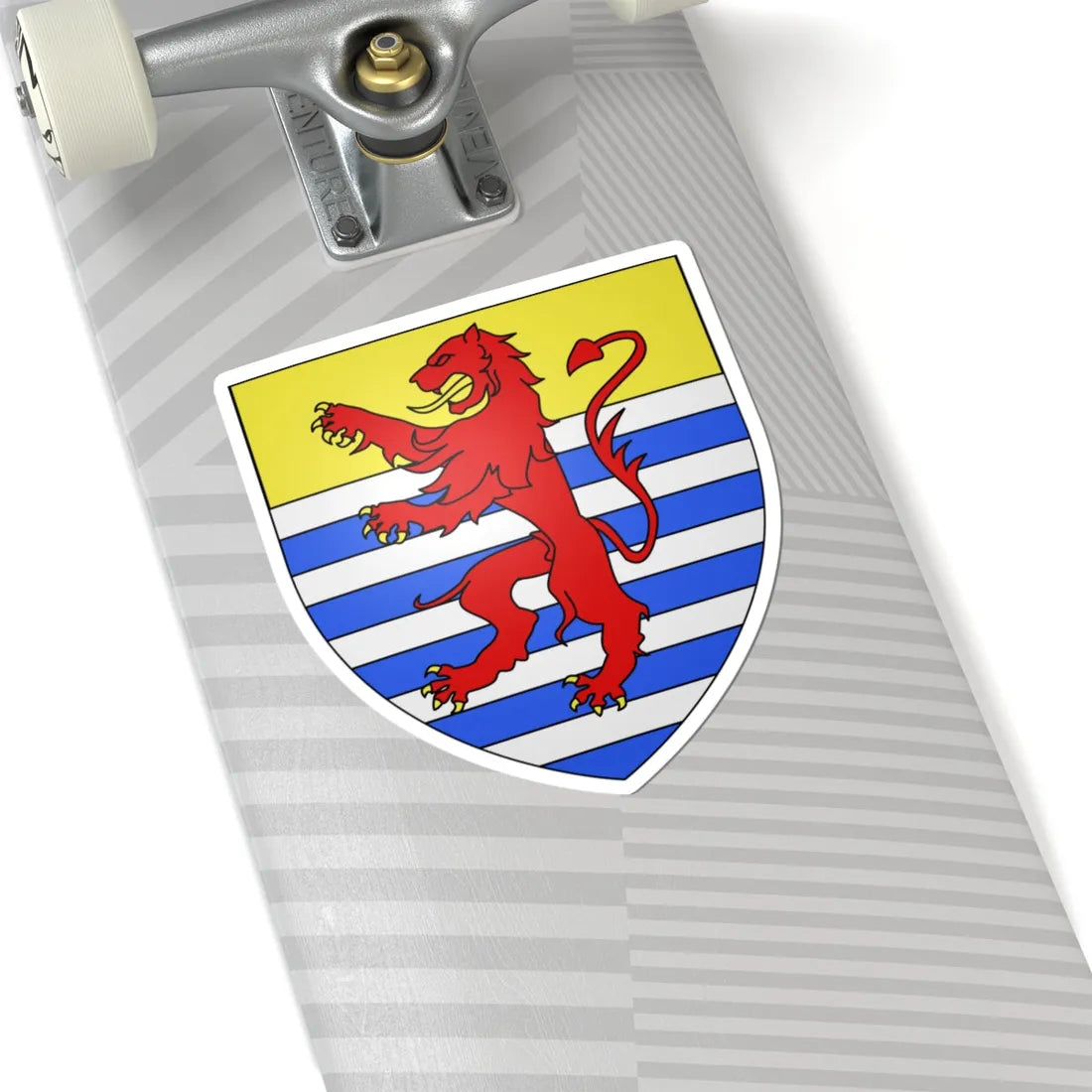 Blason de Luxembourg-Ligny (Belgium) (Coat of Arms) STICKER Vinyl Kiss-Cut Decal - The Sticker Space
