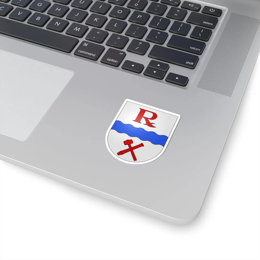 Blason de Riviera Tessin (Switzerland) (Coat of Arms) STICKER Vinyl Kiss-Cut Decal - The Sticker Space
