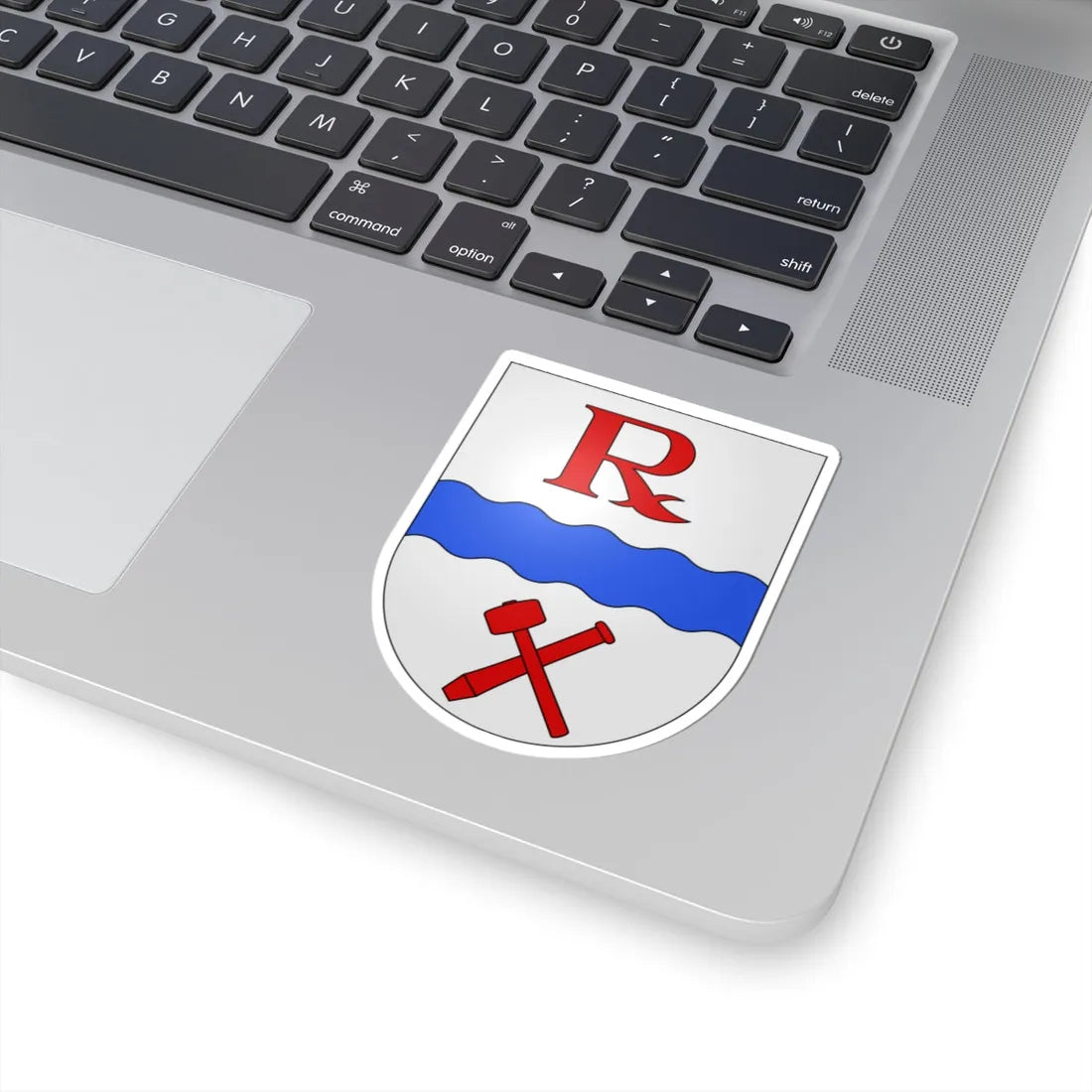 Blason de Riviera Tessin (Switzerland) (Coat of Arms) STICKER Vinyl Kiss-Cut Decal - The Sticker Space