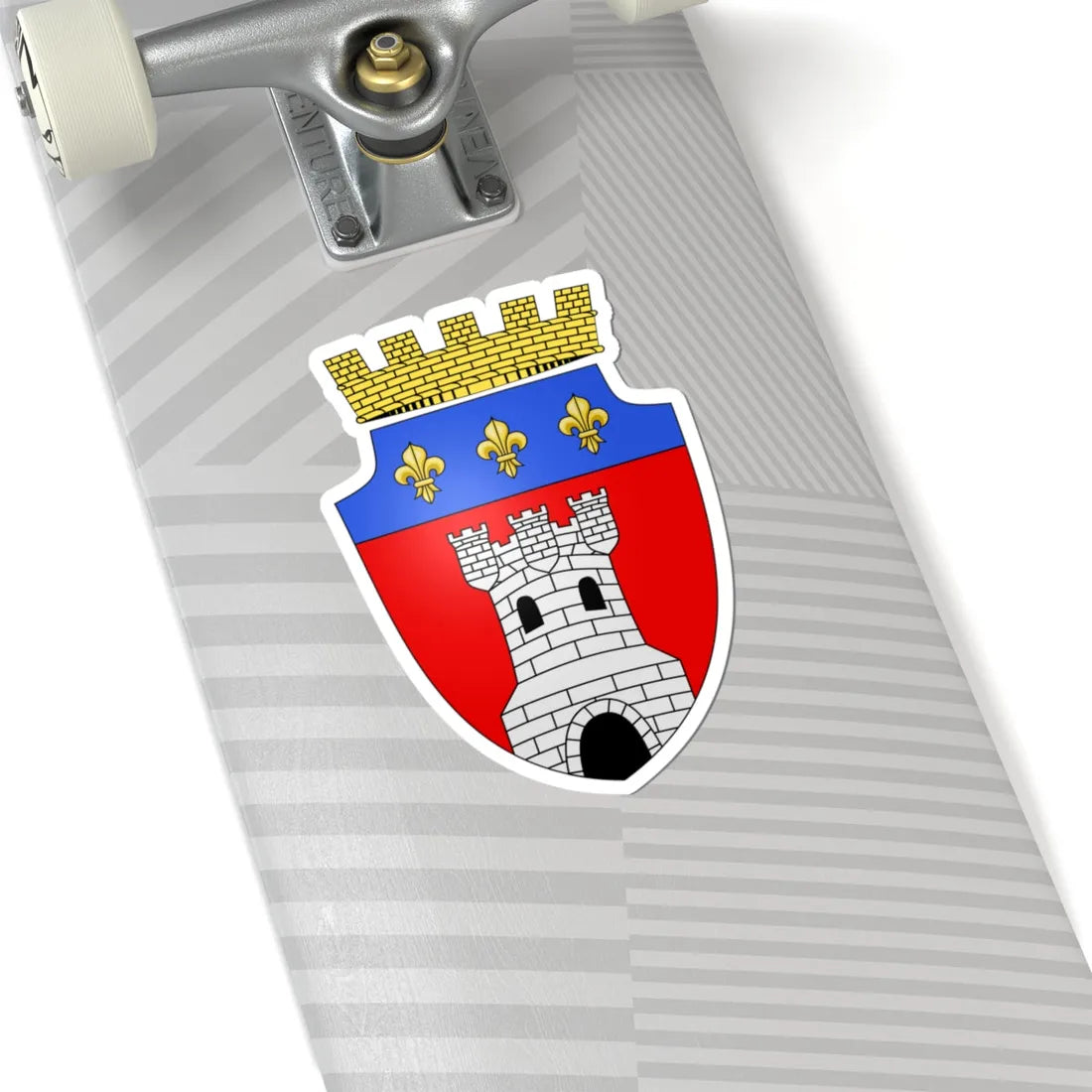 Blason de Tournai 1834 (Belgium) (Coat of Arms) STICKER Vinyl Kiss-Cut Decal - The Sticker Space
