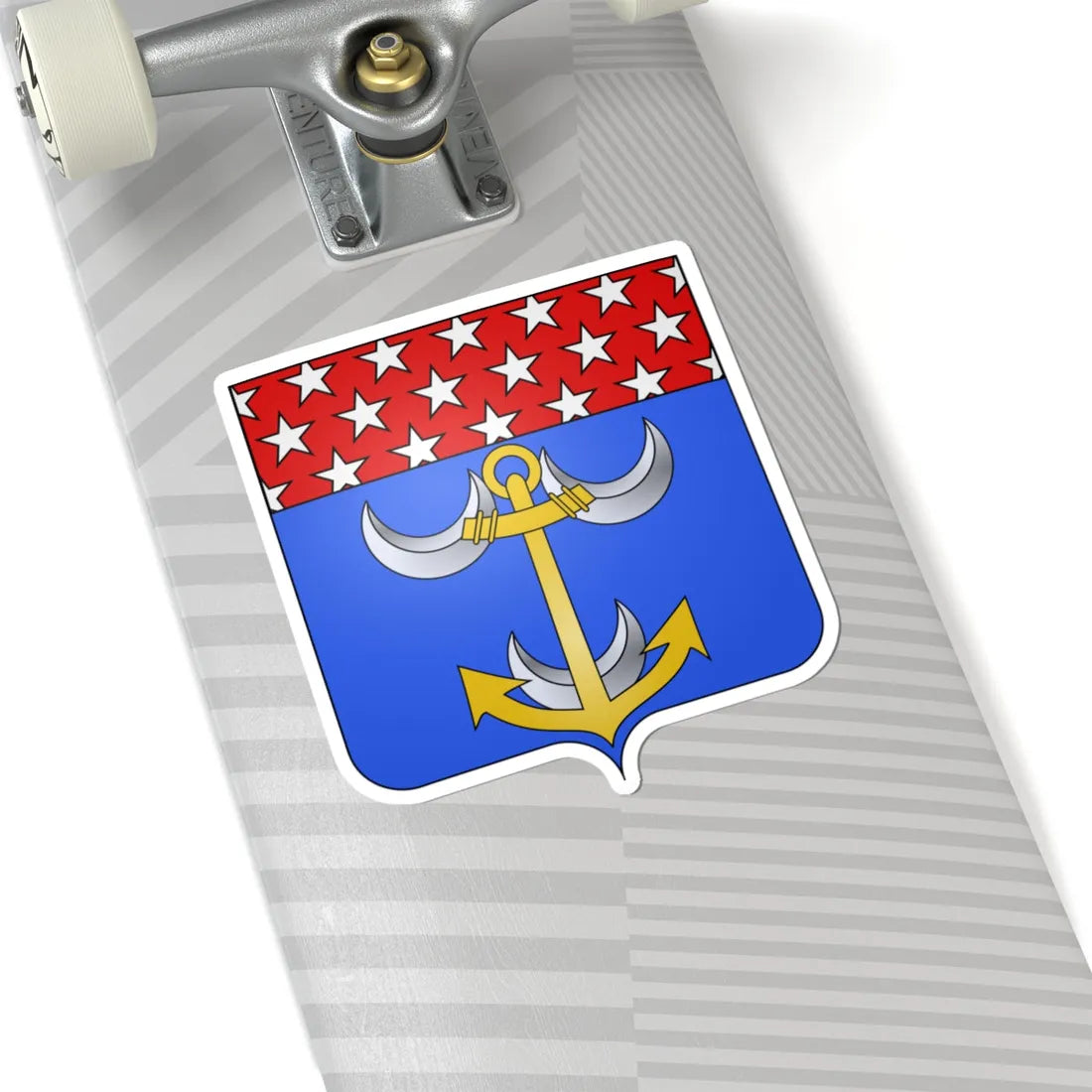 Blason Denis Decrès 1766-1820 duc Decrès (France) (Coat of Arms) STICKER Vinyl Kiss-Cut Decal - The Sticker Space