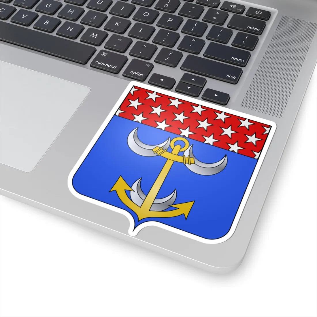 Blason Denis Decrès 1766-1820 duc Decrès (France) (Coat of Arms) STICKER Vinyl Kiss-Cut Decal - The Sticker Space