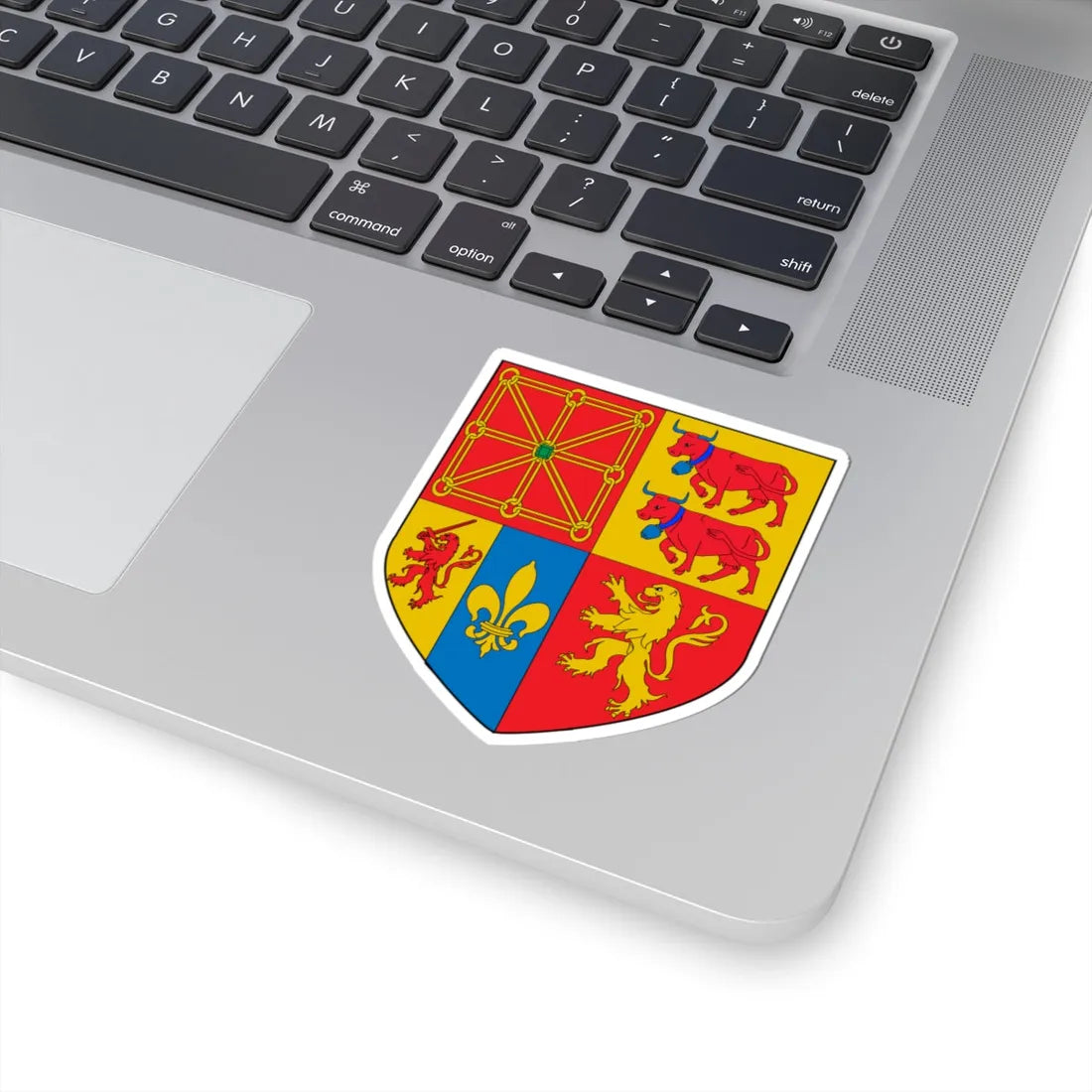 Blason département des Pyrénées-Atlantiques (Spain) (Coat of Arms) STICKER Vinyl Kiss-Cut Decal - The Sticker Space