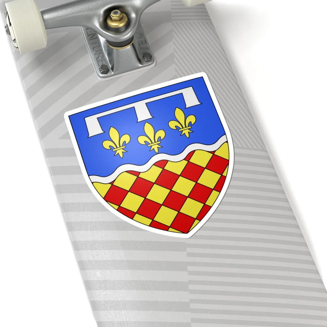 Blason département fr Charente (France) (Coat of Arms) STICKER Vinyl Kiss-Cut Decal - The Sticker Space