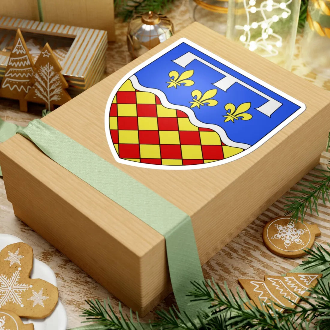 Blason département fr Charente (France) (Coat of Arms) STICKER Vinyl Kiss-Cut Decal - The Sticker Space