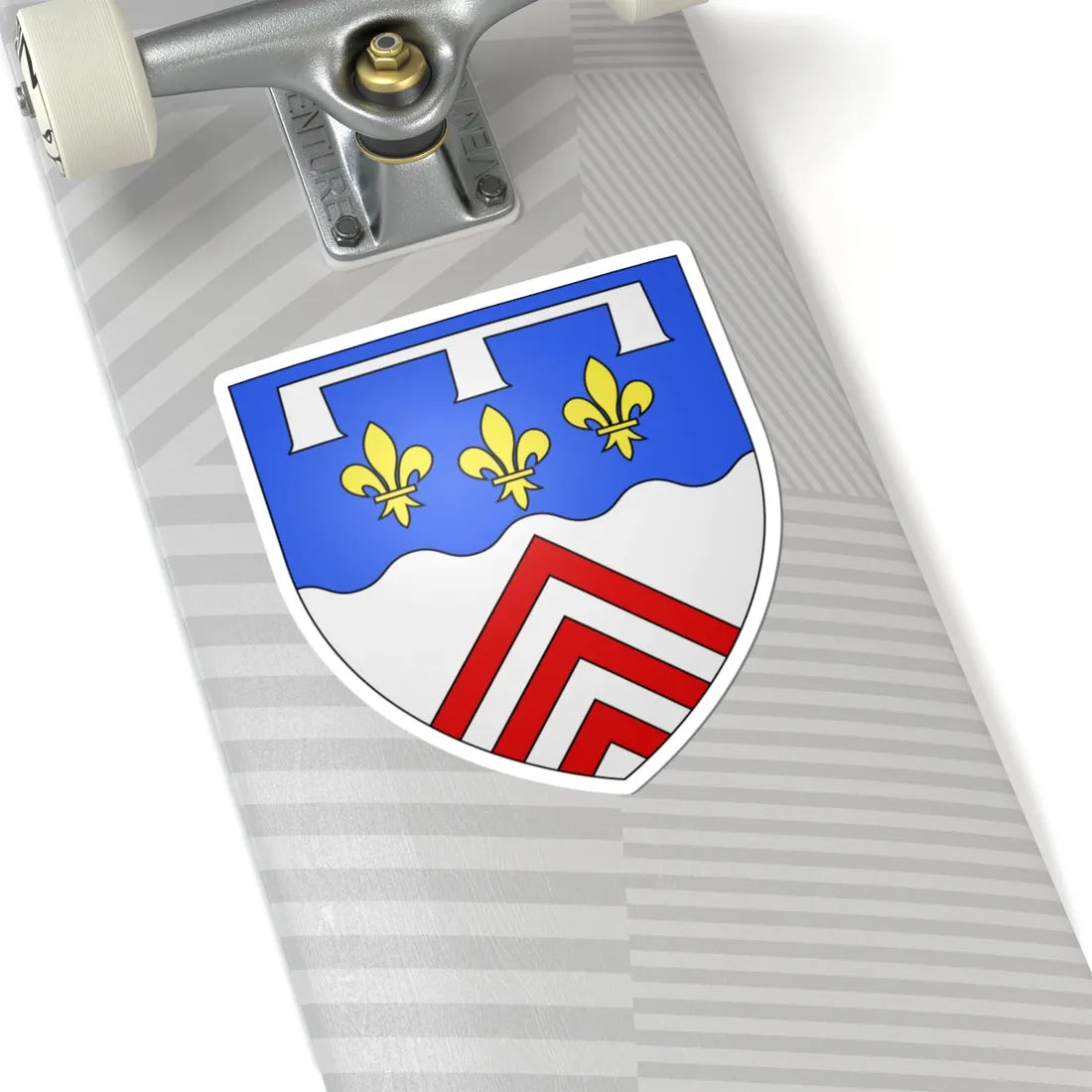 Blason département fr Eure-et-Loir (France) (Coat of Arms) STICKER Vinyl Kiss-Cut Decal - The Sticker Space