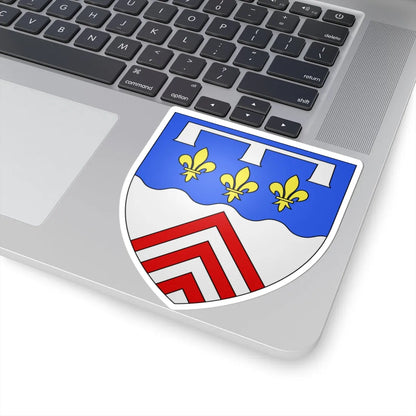 Blason département fr Eure-et-Loir (France) (Coat of Arms) STICKER Vinyl Kiss-Cut Decal - The Sticker Space