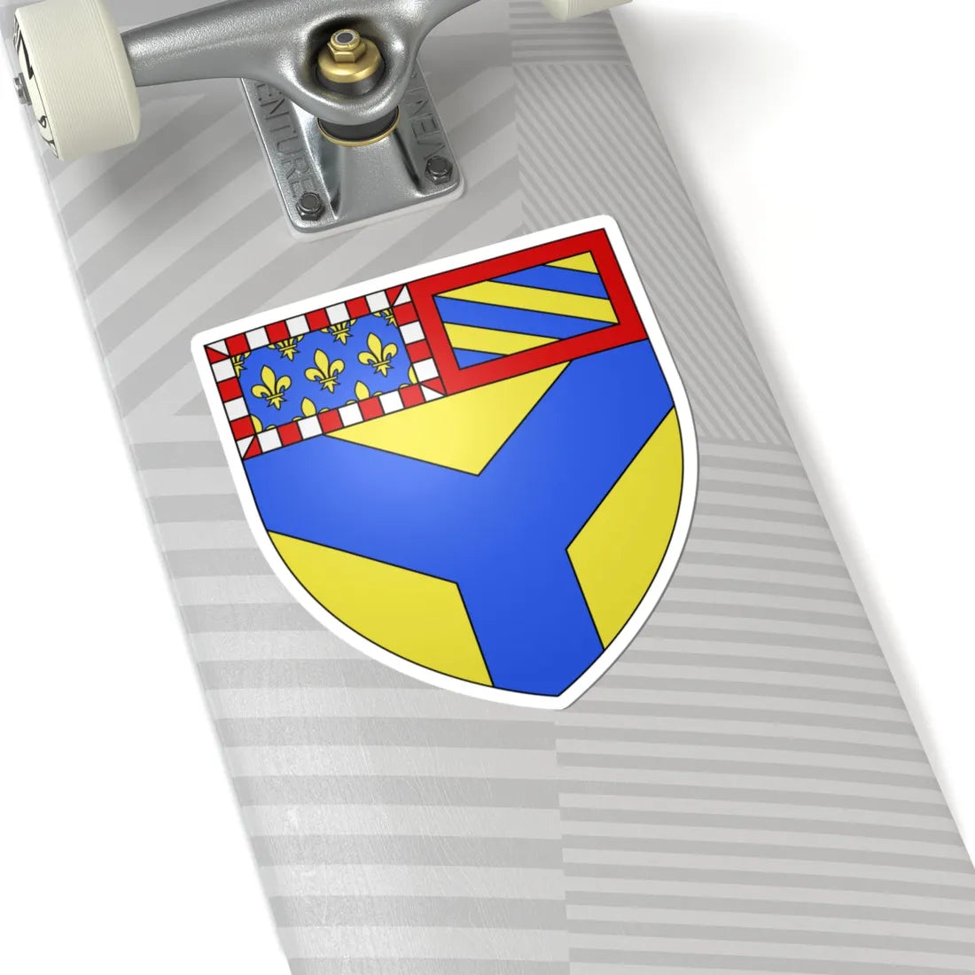 Blason département fr Yonne (France) (Coat of Arms) STICKER Vinyl Kiss-Cut Decal - The Sticker Space