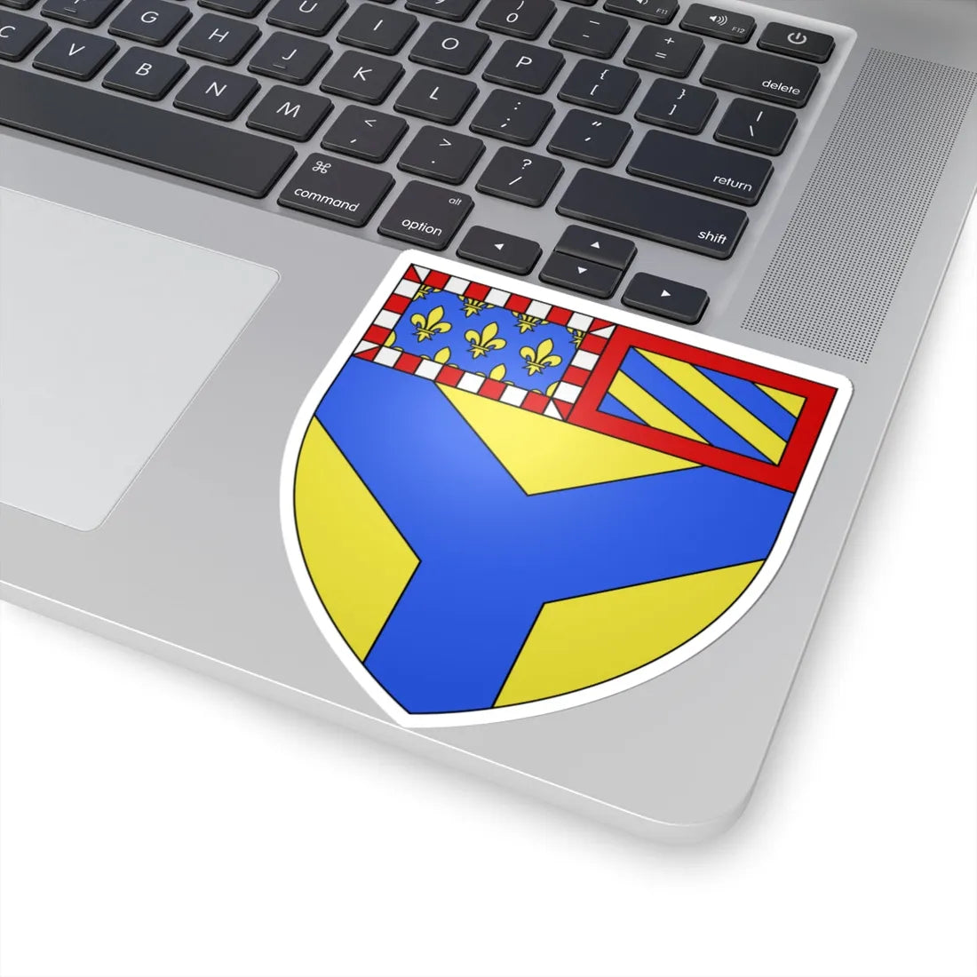 Blason département fr Yonne (France) (Coat of Arms) STICKER Vinyl Kiss-Cut Decal - The Sticker Space