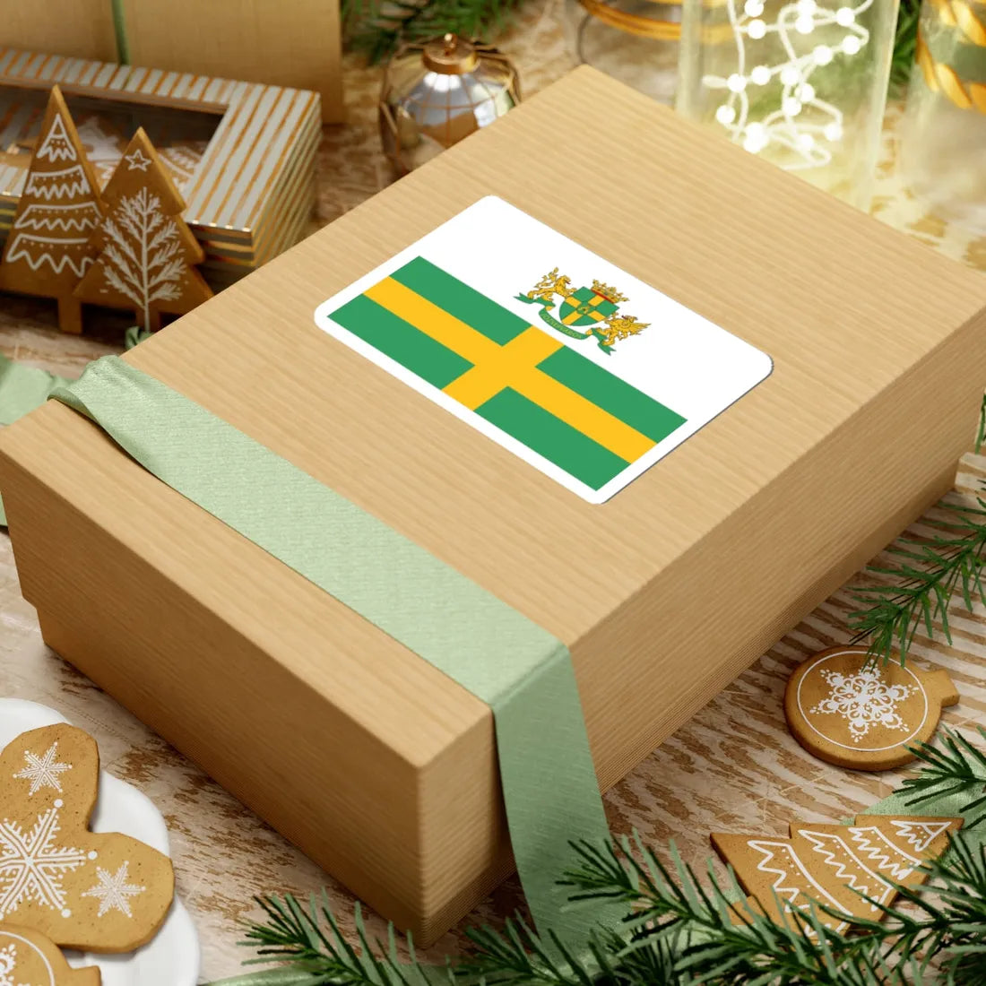 Blason-drapeau jozsefvaros (Hungary) STICKER Vinyl Kiss-Cut Decal - The Sticker Space