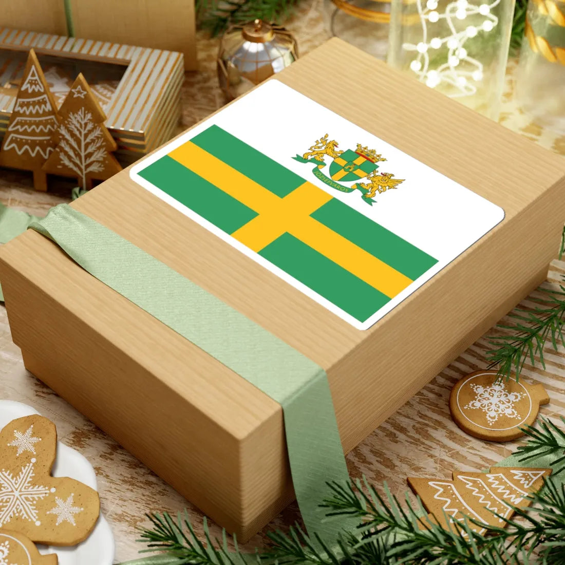 Blason-drapeau jozsefvaros (Hungary) STICKER Vinyl Kiss-Cut Decal - The Sticker Space