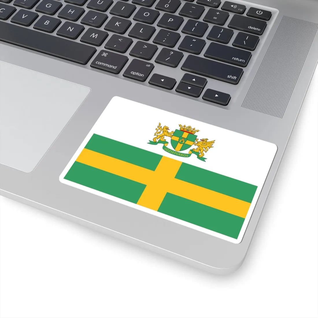 Blason-drapeau jozsefvaros (Hungary) STICKER Vinyl Kiss-Cut Decal - The Sticker Space