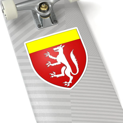 Blason du clan McQuillan (Ireland) (Coat of Arms) STICKER Vinyl Kiss-Cut Decal - The Sticker Space