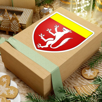 Blason du clan McQuillan (Ireland) (Coat of Arms) STICKER Vinyl Kiss-Cut Decal - The Sticker Space